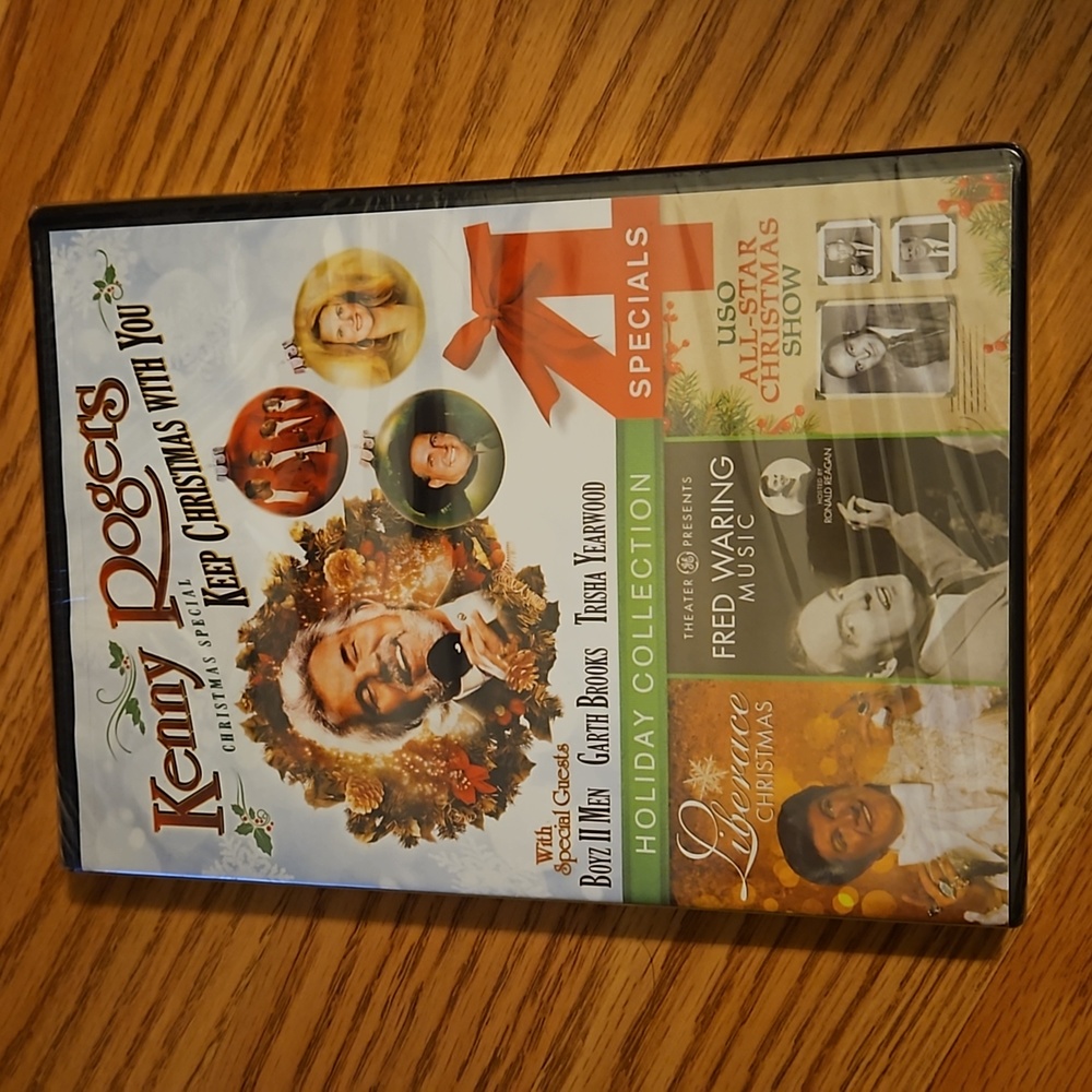 Kenny Roger's Christmas Special Keep Christmas with you DVD New